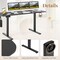 63” Electric Standing Desk Adjustable Height Sit Stand Table with Memory Preset